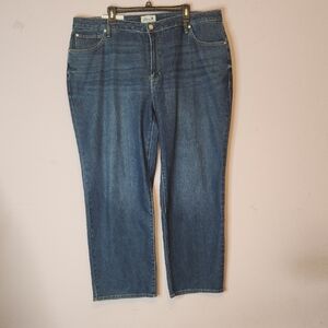 SEVEN7 Loose Straight Blue Jean High Rise, size 20W